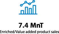 7.4 MnT Enriched Value added Product Sales